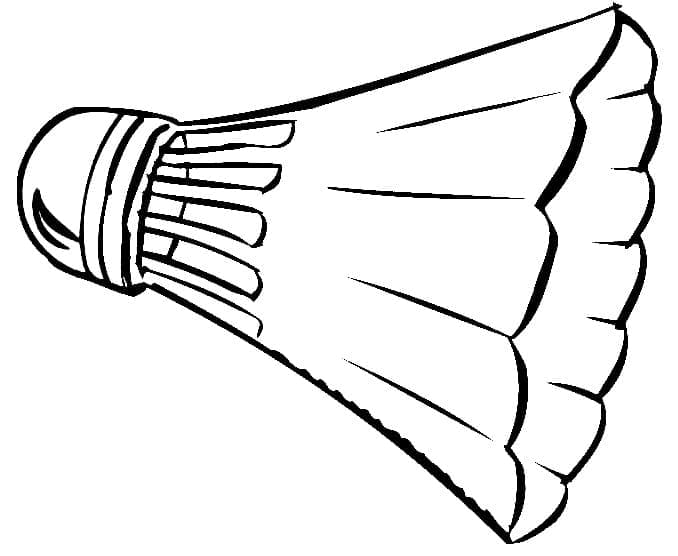 Immagine Badminton da colorare