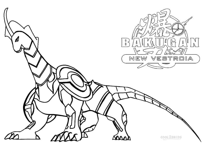 Immagine Bakugan da colorare