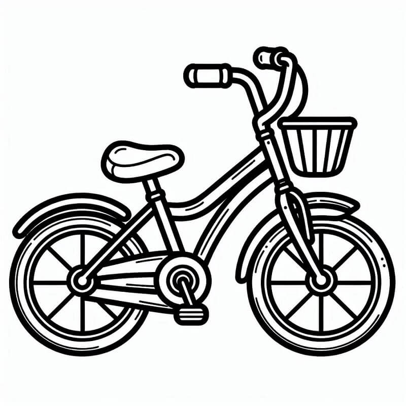 Immagine Bicicletta Gratuita da colorare