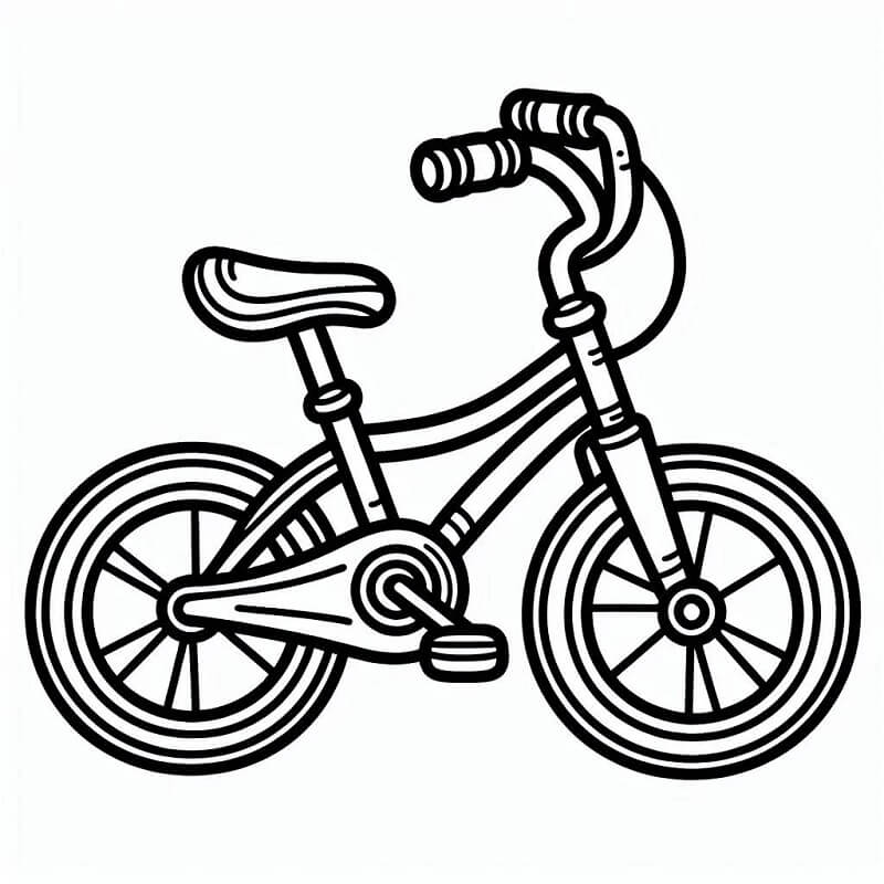 Immagine Bicicletta Stampabile da colorare