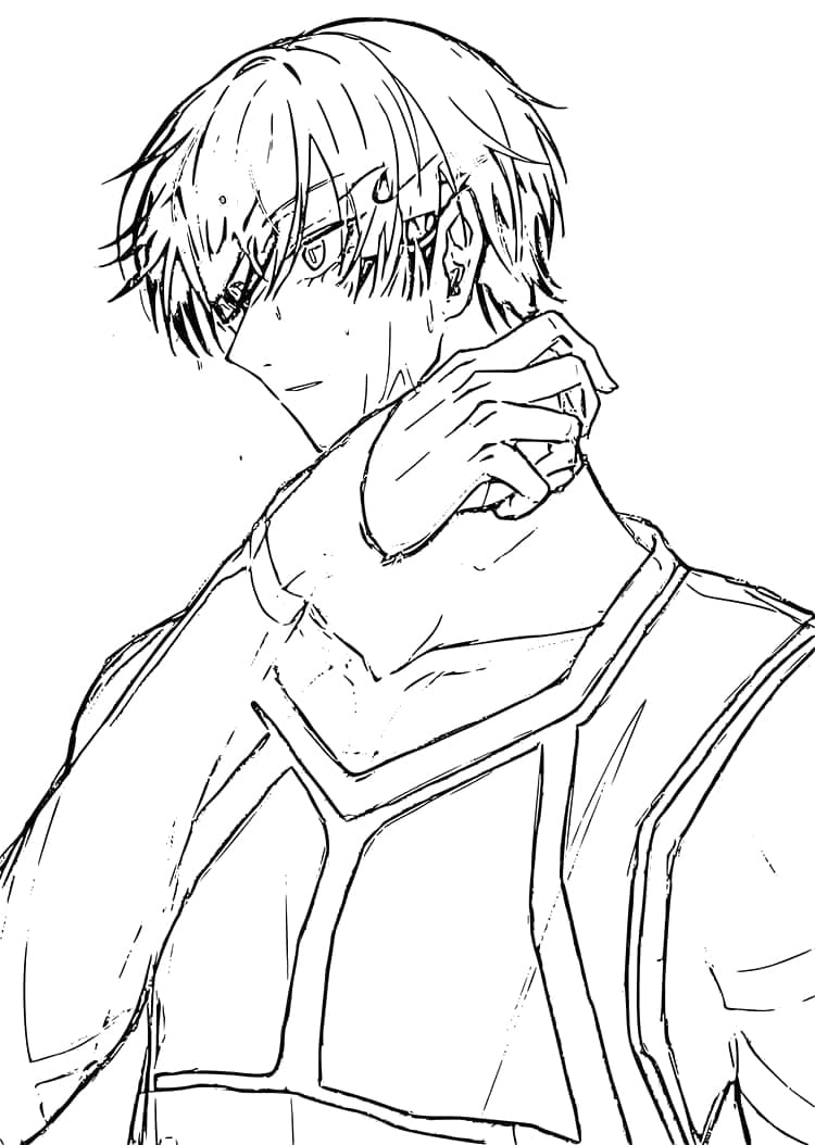 Immagine Blue Lock Gratuita da colorare