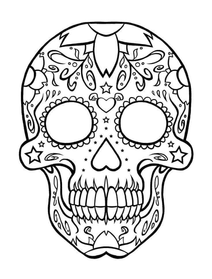 Immagine Calaveras da colorare