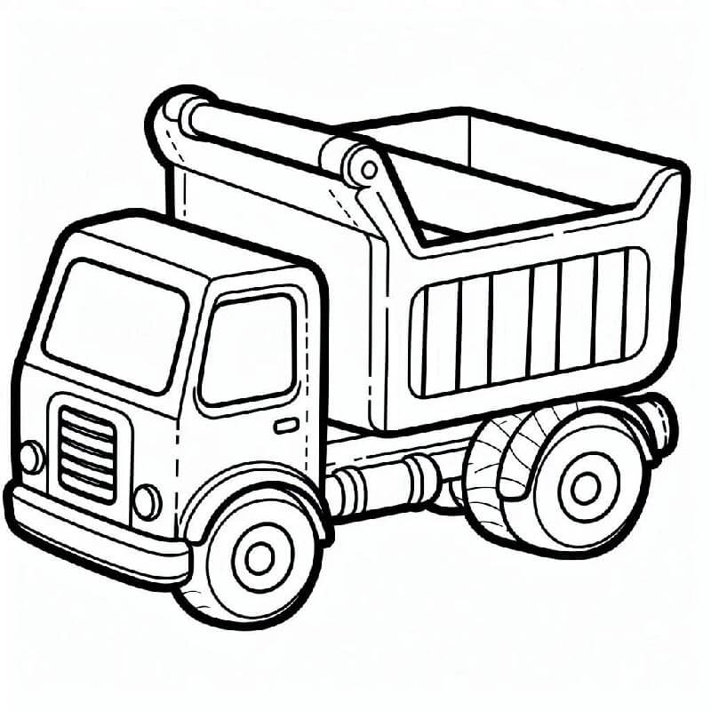 Immagine Camion Stampabile da colorare