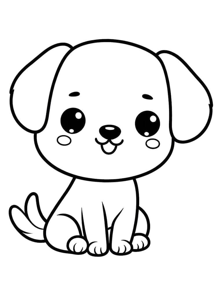 Immagine Cane Gratuita da colorare