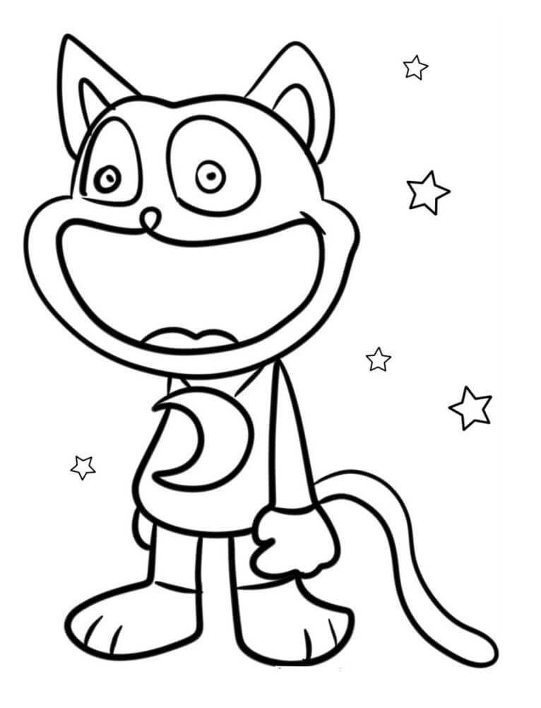 Immagine Catnap Stampabile da colorare