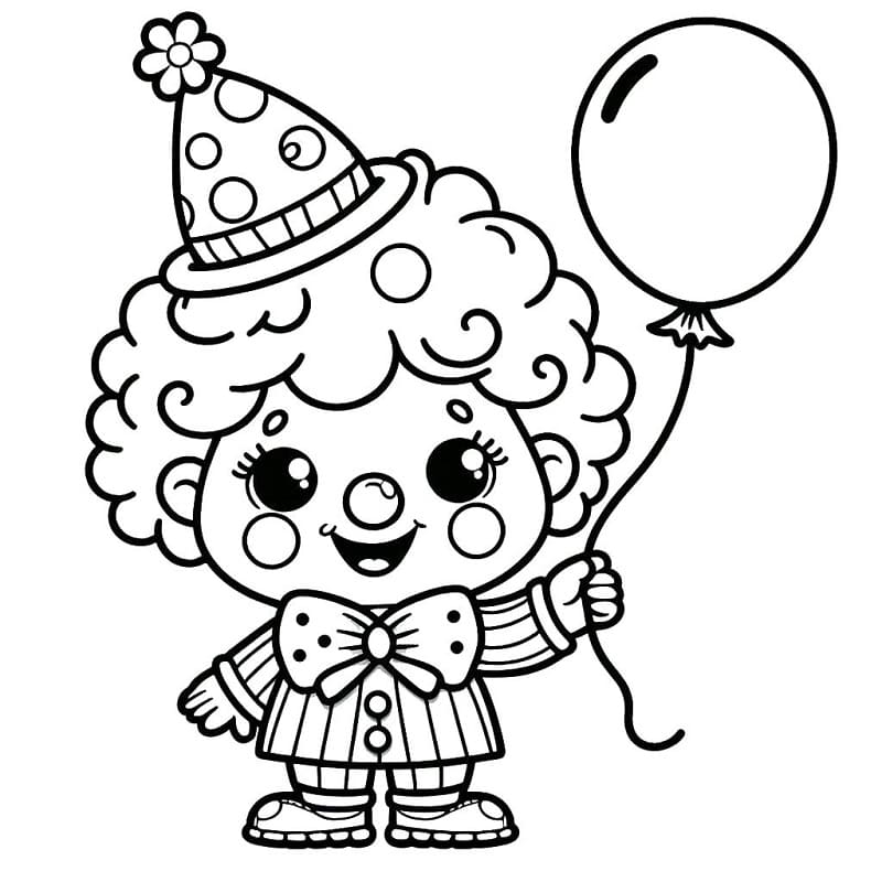 Immagine Circo Stampabile da colorare