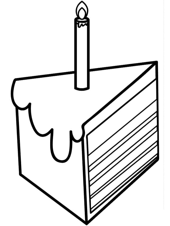 Immagine Compleanno da colorare