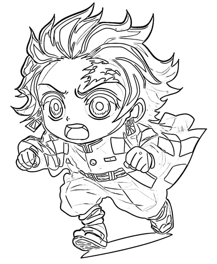 Immagine Demon Slayer Gratuita da colorare