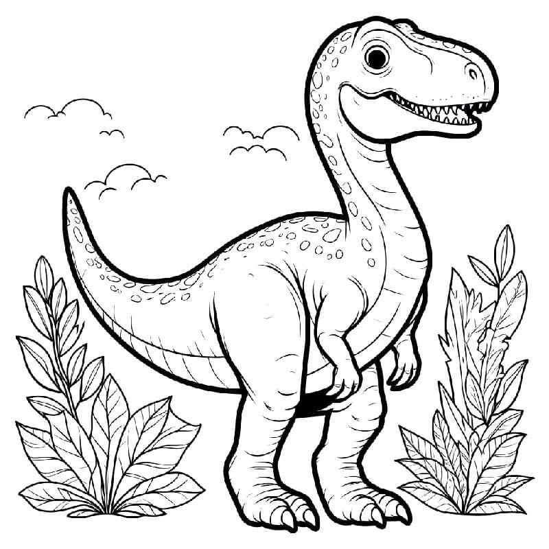 Dinosauri da colorare