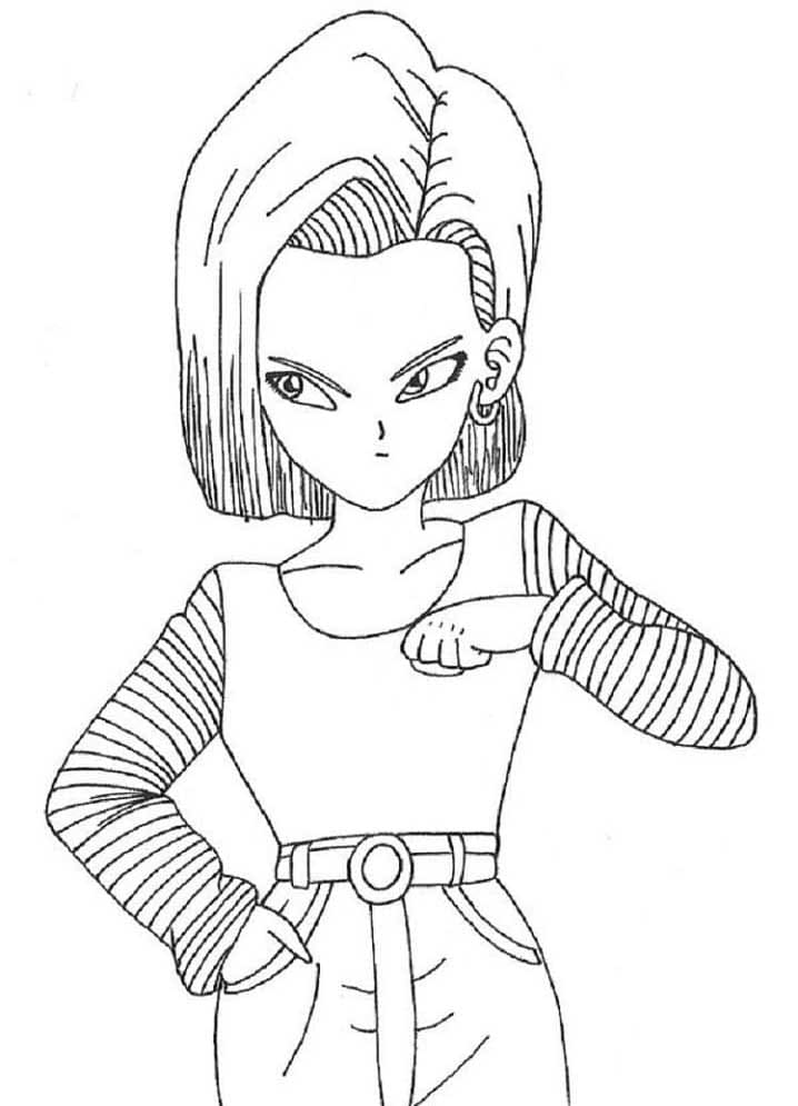 Immagine Dragon Ball Z Senza Costo da colorare