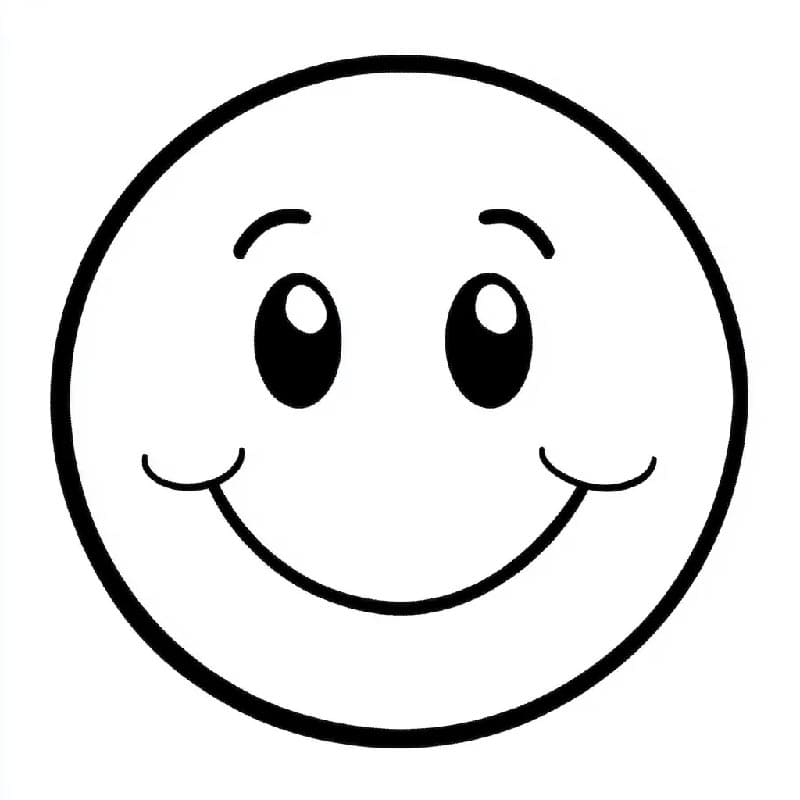 Immagine Emoji Gratuita da colorare