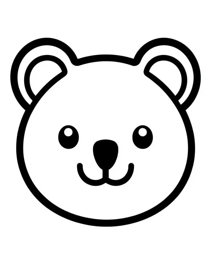 Immagine Emoji Stampabile da colorare