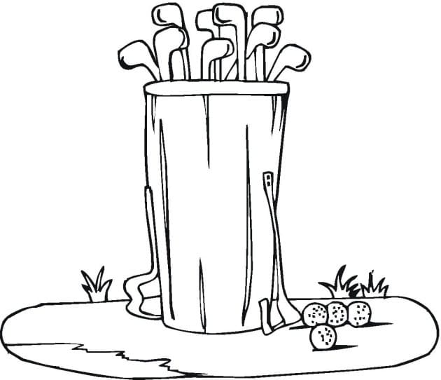 Immagine Golf da colorare