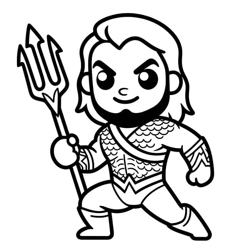 Immagine Gratuita Aquaman da colorare