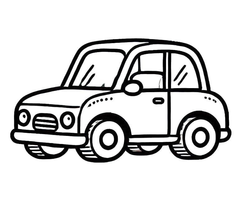 Immagine Gratuita Auto da colorare