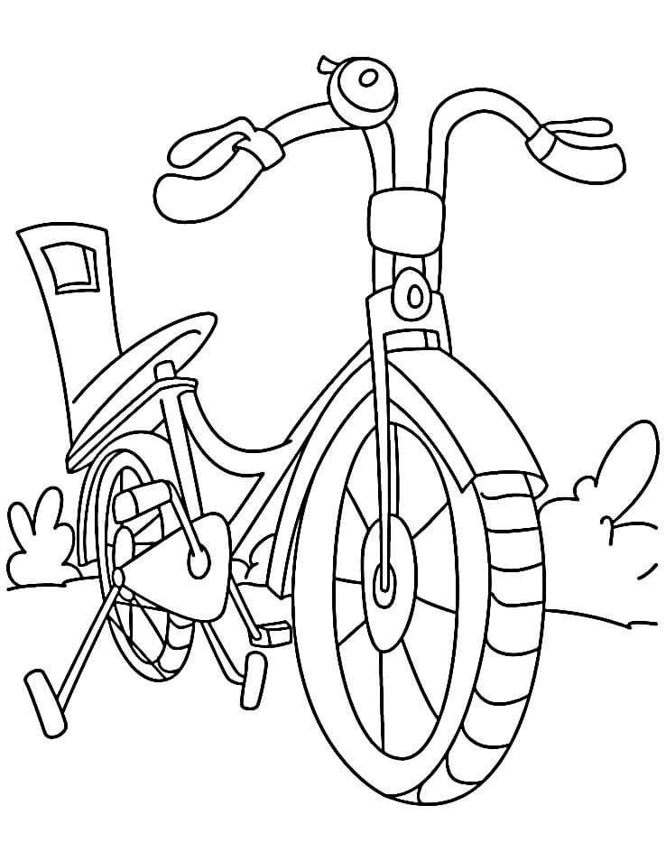 Immagine Gratuita Bicicletta da colorare