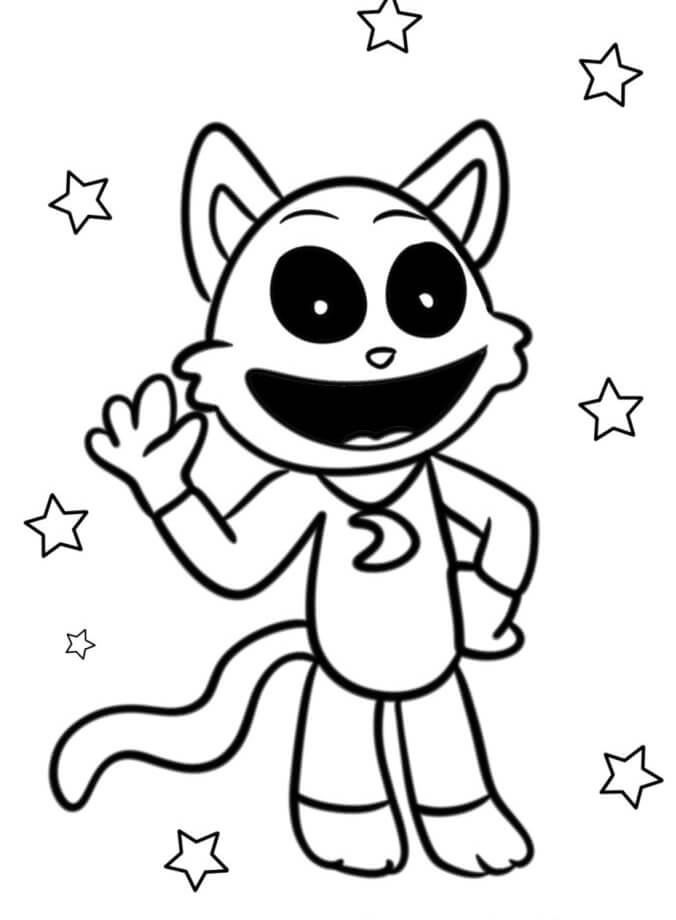 Immagine Gratuita Catnap da colorare