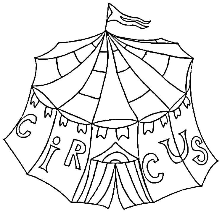 Immagine Gratuita Circo da colorare