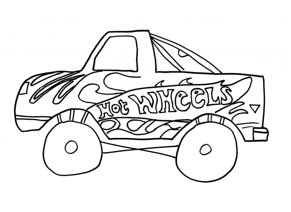 Immagine Gratuita Hot Wheels da colorare