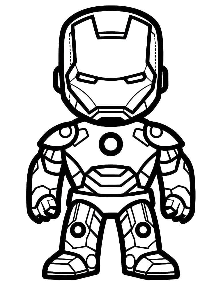 Immagine Gratuita Iron Man da colorare
