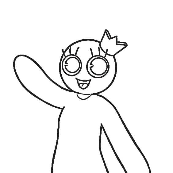 Immagine Gratuita Rainbow Friends da colorare