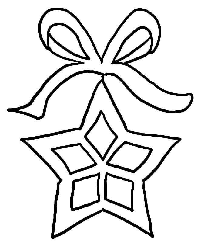Immagine Gratuita Stella da colorare