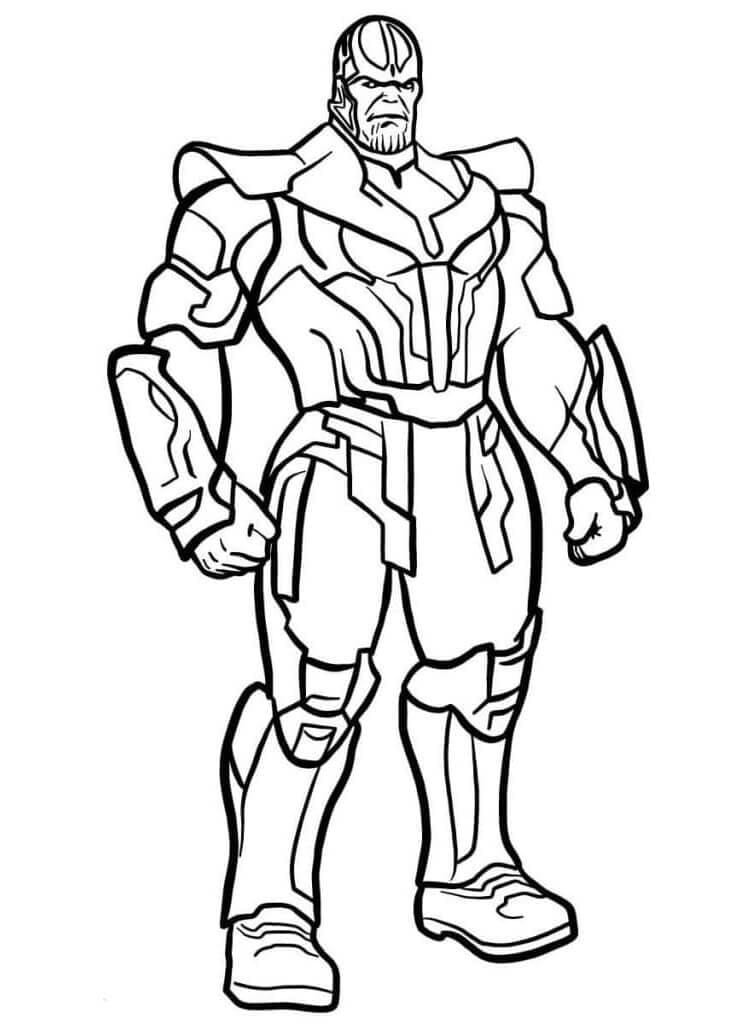 Immagine Gratuita Thanos da colorare