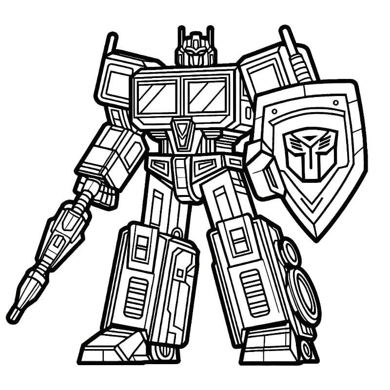 Immagine Gratuita Transformers da colorare