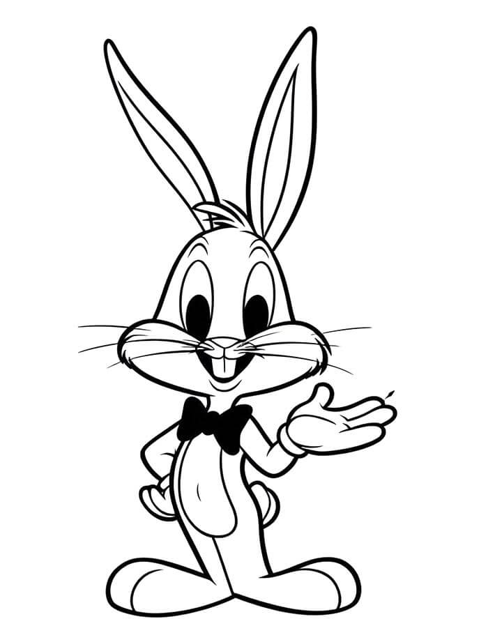 Bugs Bunny da colorare