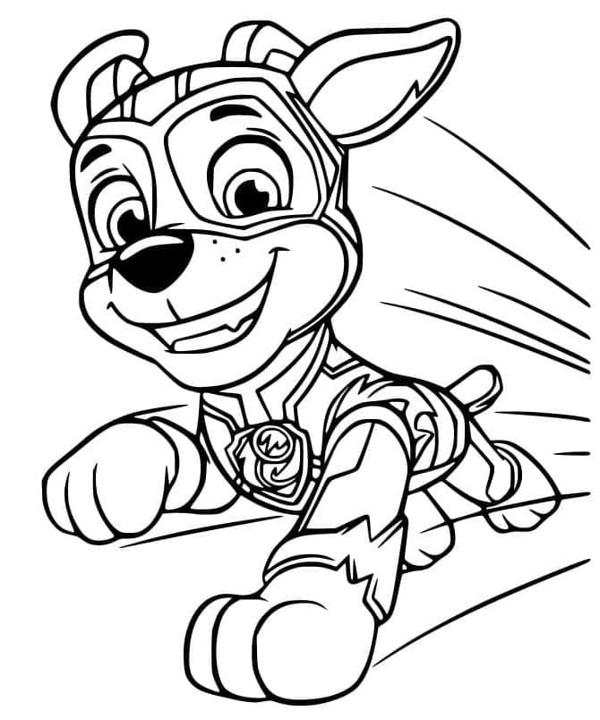 Immagine Gratuita di Paw Patrol da colorare