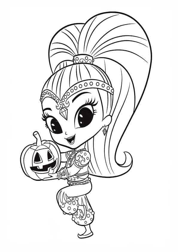 Immagine Halloween Gratuita da colorare