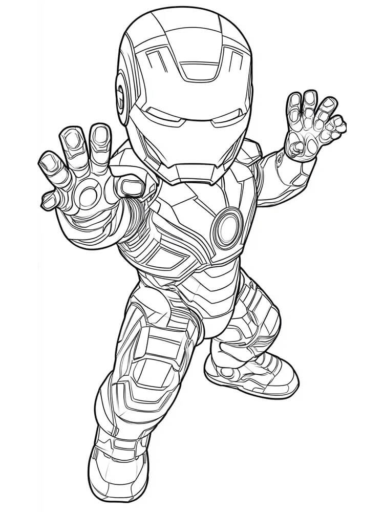 Immagine Iron Man Stampabile da colorare