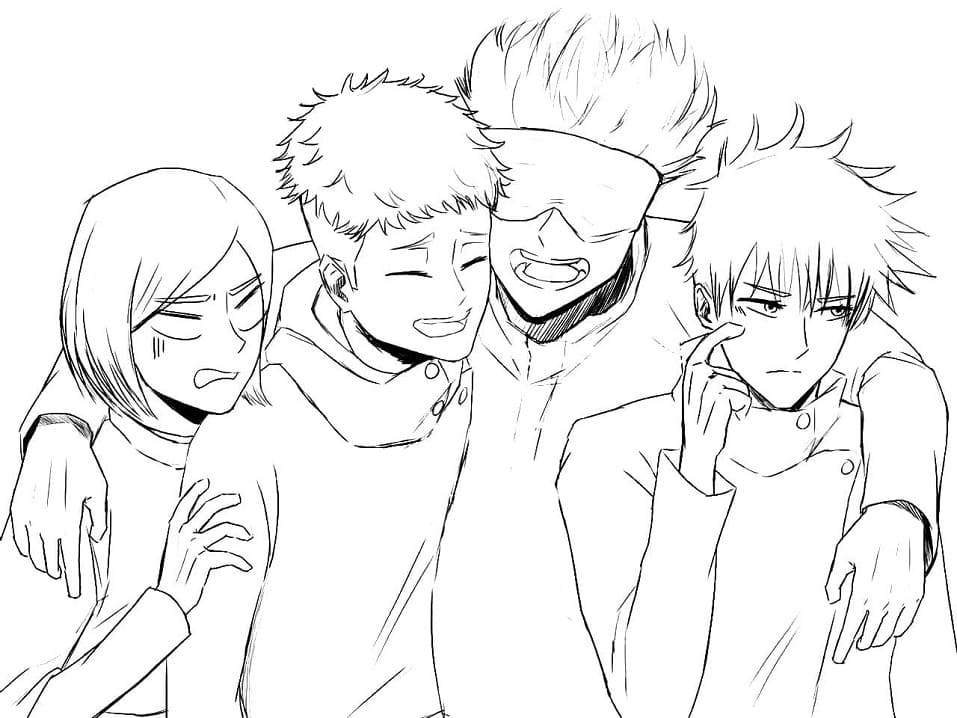 Immagine Jujutsu Kaisen Senza Spese da colorare