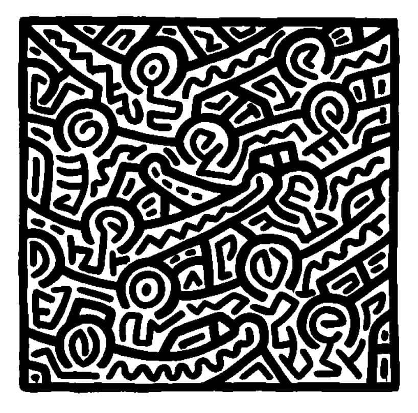 Immagine Keith Haring Gratis da colorare