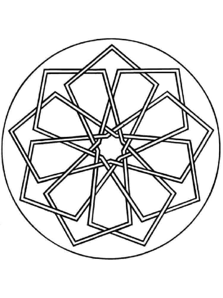 Immagine Mandala da colorare