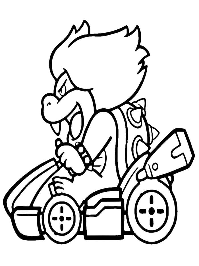 Immagine Mario Kart Gratuita da colorare