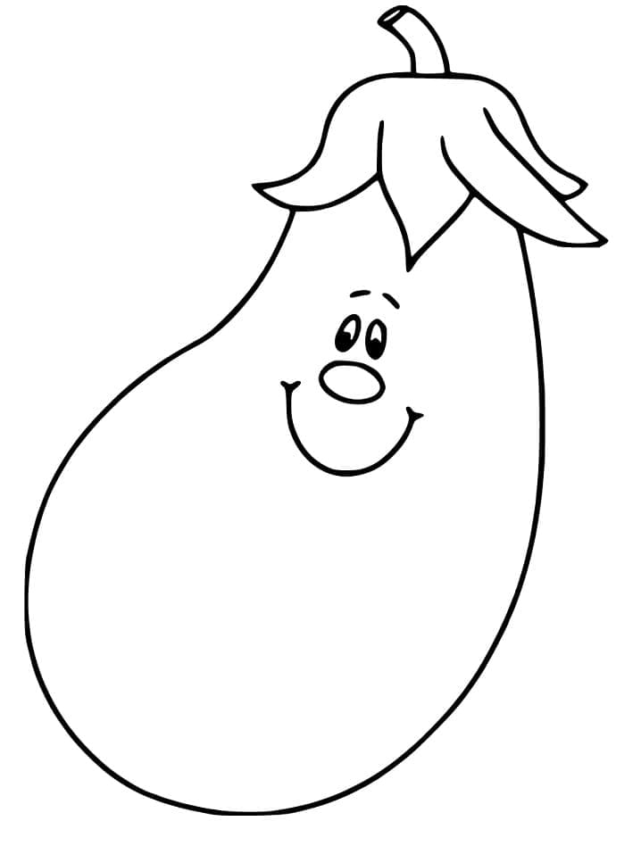 Immagine Melanzana Gratuita da colorare