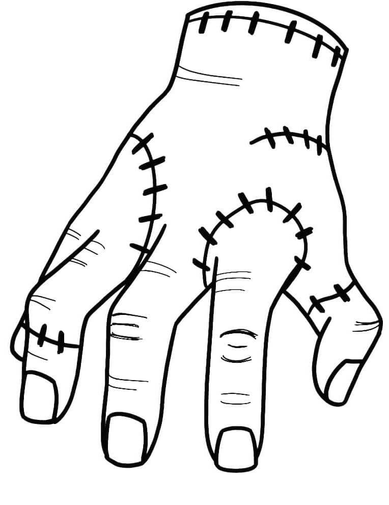 Immagine Mercoledì da colorare