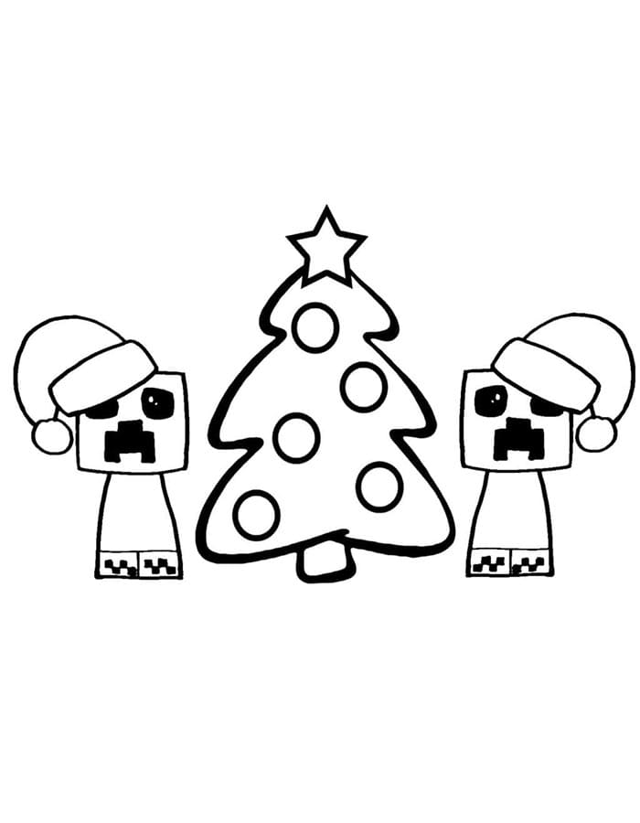 Immagine Minecraft Stampabile da colorare