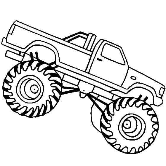 Immagine Monster Truck da colorare