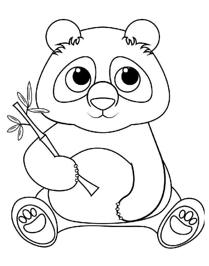Immagine Panda da colorare
