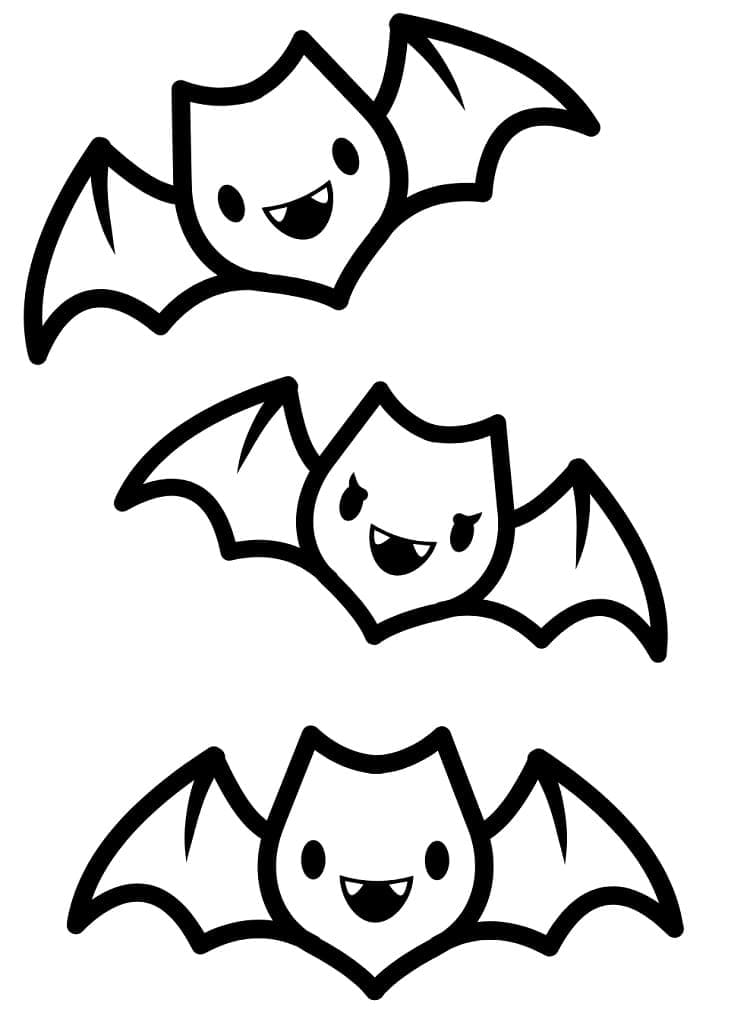 Immagine Pipistrello Gratuita da colorare