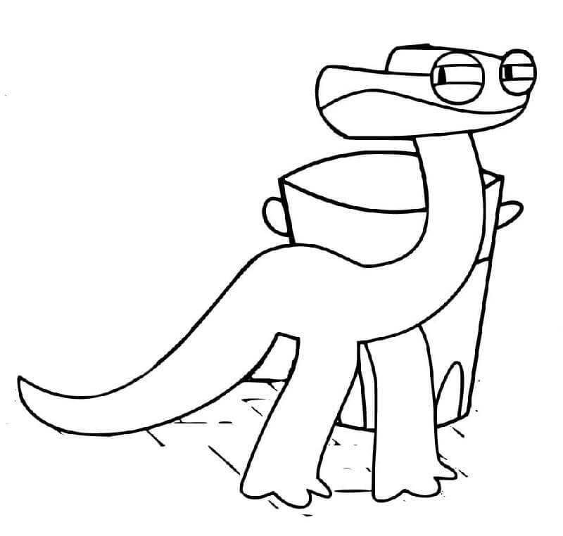 Immagine Rainbow Friends Stampabile da colorare