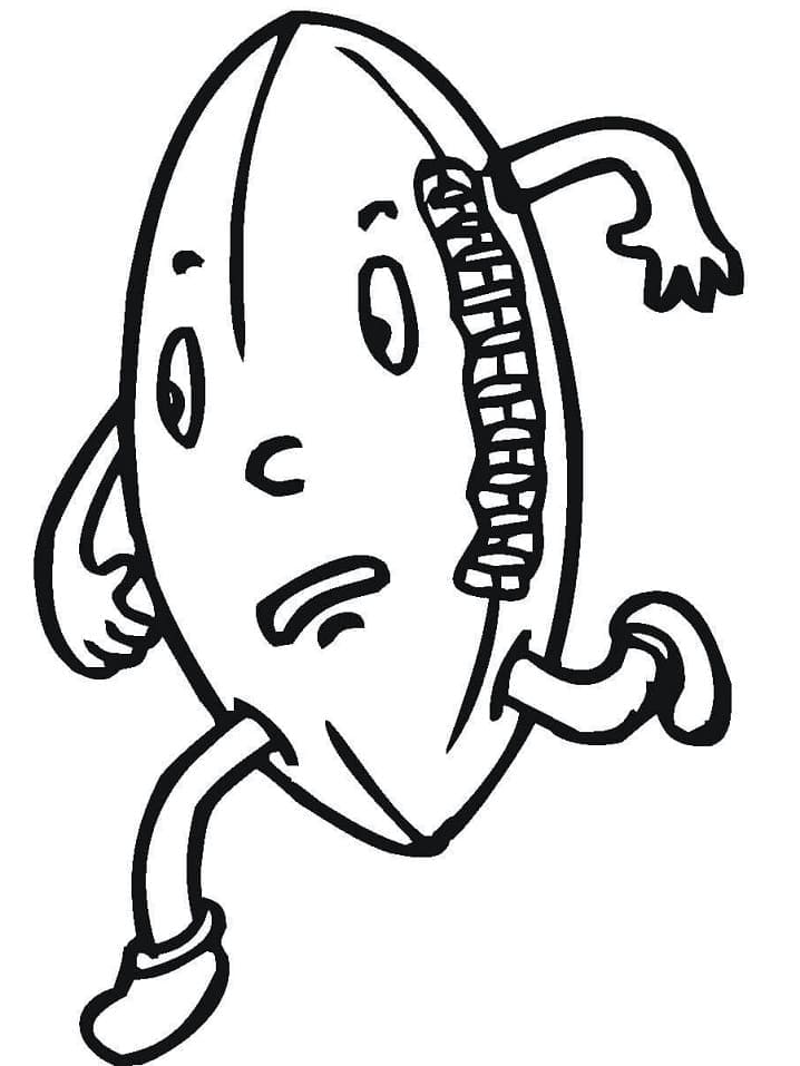 Immagine Rugby Gratuita da colorare