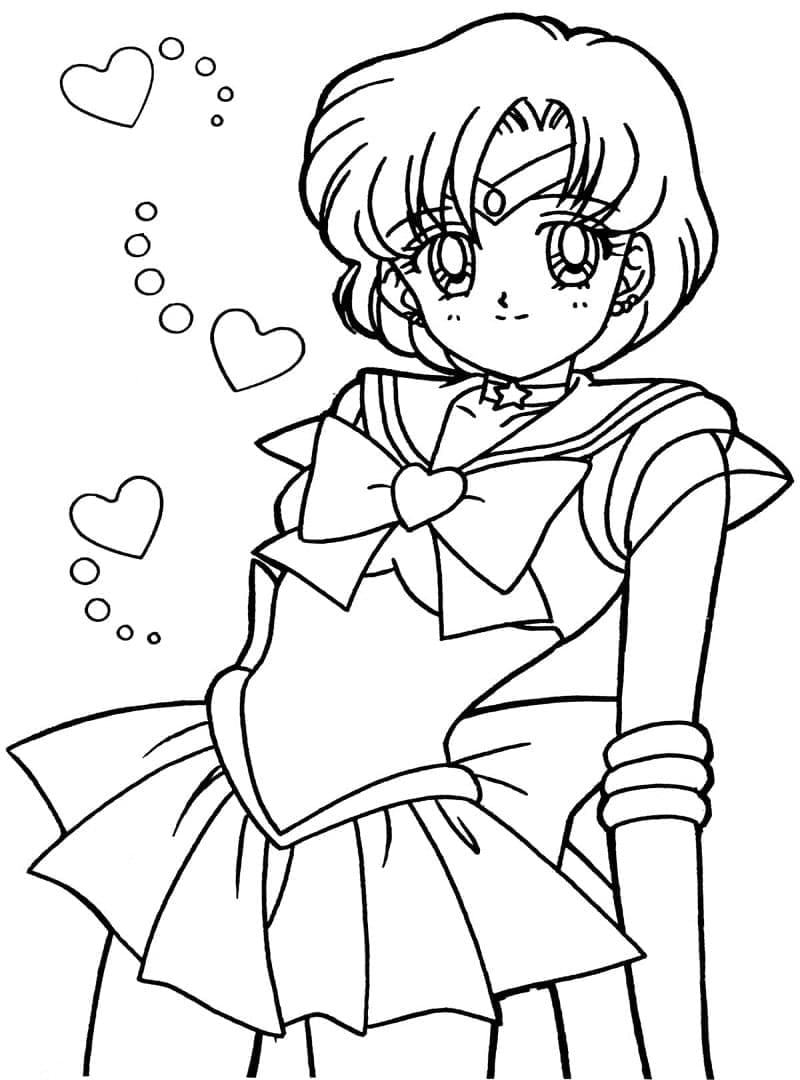 Immagine Sailor Moon Stampabile da colorare