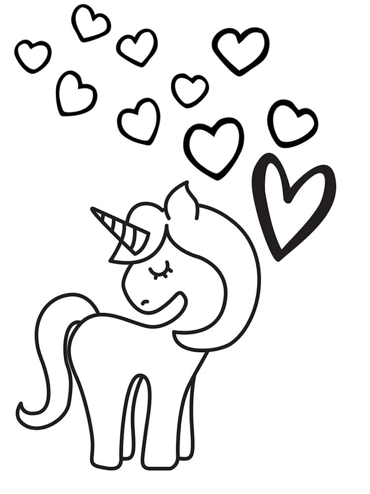 Immagine San Valentino Gratuita da colorare