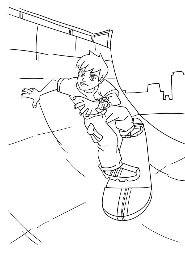 Immagine Senza Costo di Ben 10 da colorare