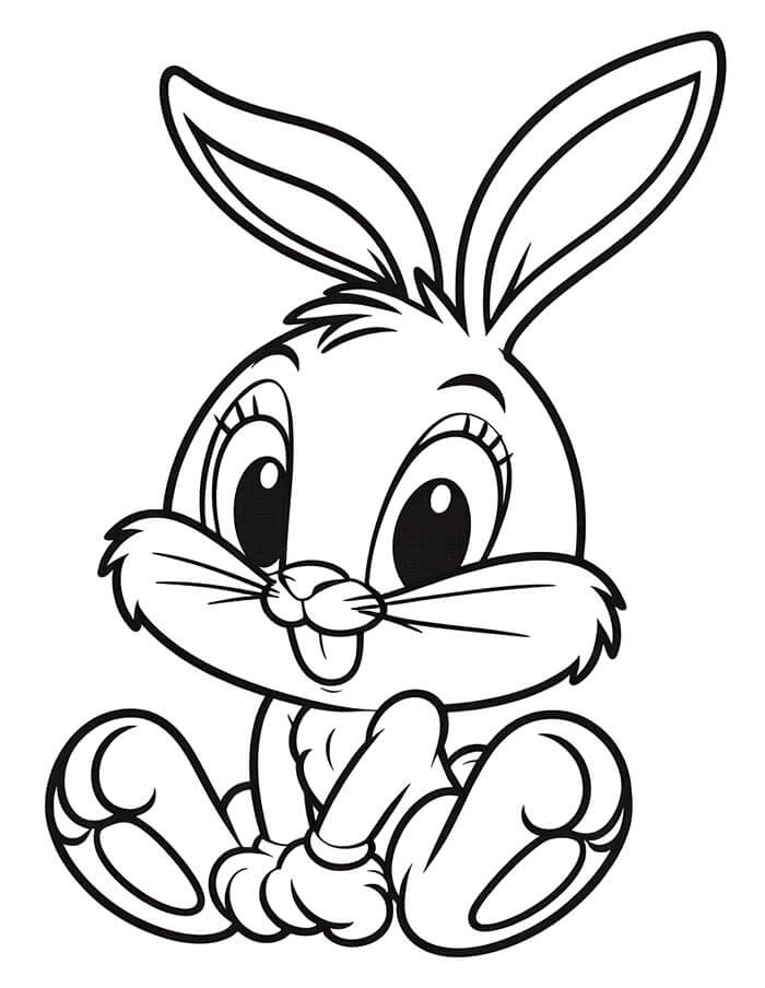 Immagine Senza Costo di Bugs Bunny da colorare