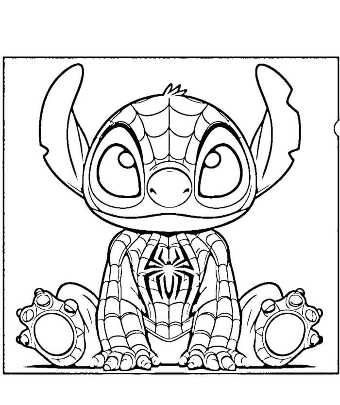 Immagine Senza Costo di Lilo e Stitch da colorare