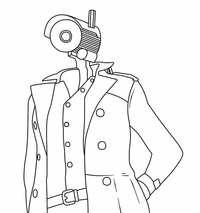 Immagine Skibidi Toilet Stampabile da colorare